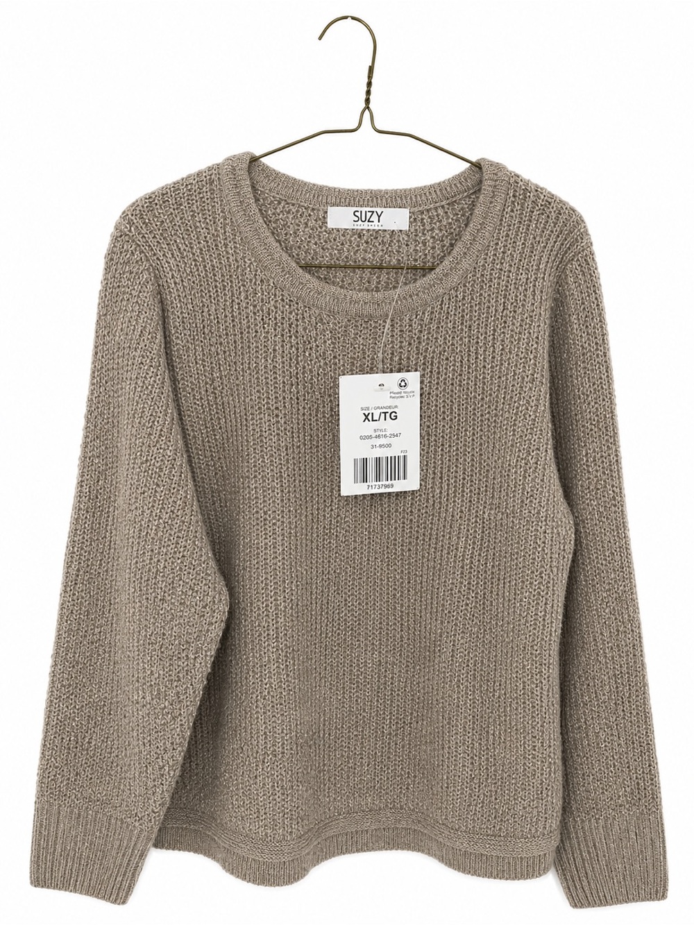 Suzy Shier Knit Sweater – New With Tags – Size XL